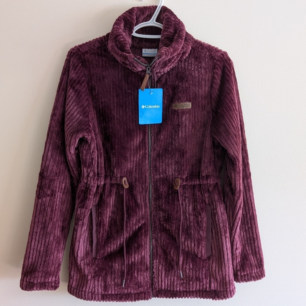 NWT🏷️ Columbia Fire Side Faux Shearling Long Jacket (Small)